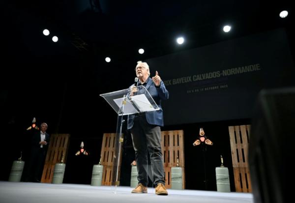 L'auteur américain Jon Lee Anderson, président du jury de la 32e édition du Prix Bayeux, à Bayeux (Calvados), le 11 octobre 2025