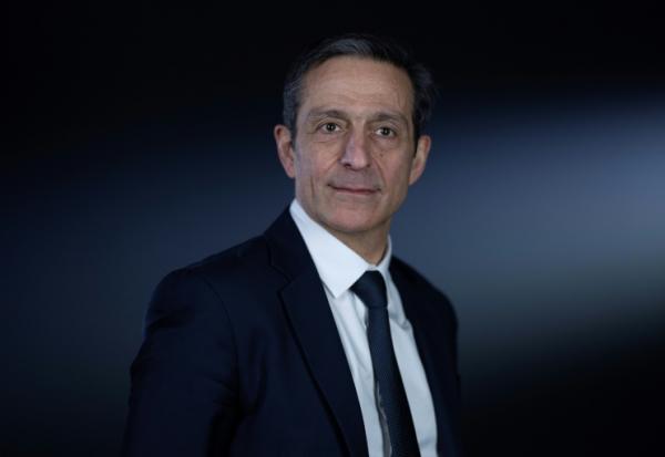 Martin Ajdari, président de l'Arcom (Autorite de regulation de la communication audiovisuelle et numerique) à Paris le 31 janvier 2025