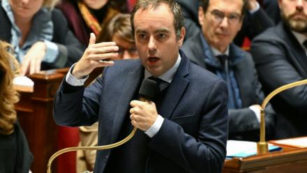 Le Premier ministre Sébastien Lecornu le 6 janvier 2026 à l'Assemblée nationale à Paris