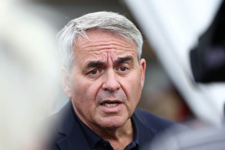 Le président LR des Hauts-de-France Xavier Bertrand à Châlons-en-Champagne, dans la Marne, le 1er septembre 2026