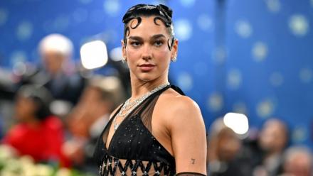 La star britannique Dua Lipa à New York le 5 mai 2025