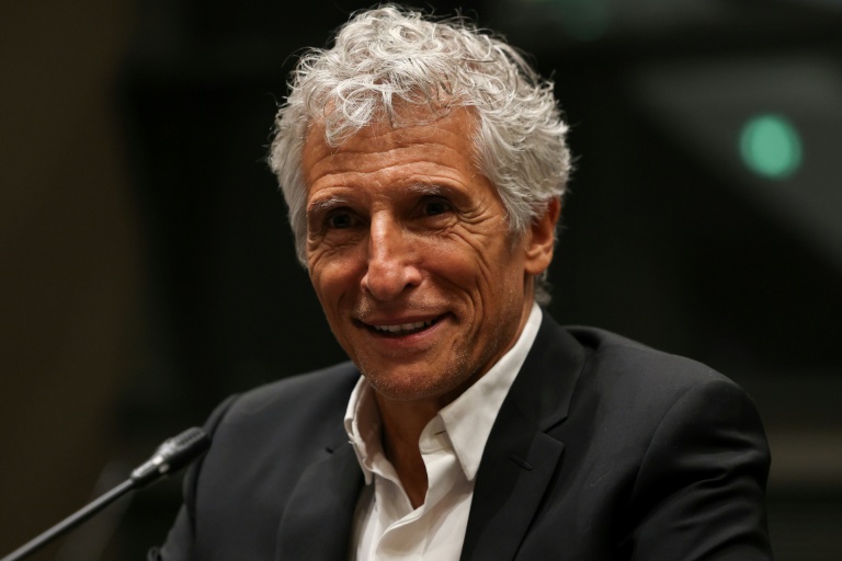 L'animateur Nagui devant la commission d'enquête sur l'audiovisuel public le 1er avril 2026 à l'Assemblée nationale à Paris