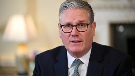 Le Premier ministre britannique Keir Starmer à Downing Street, le 16 avril 2026 à Londres