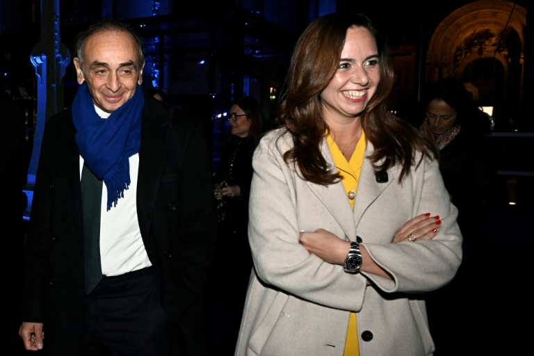 Eric Zemmour Sarah Knafo, le 13 janvier 2026 à Paris