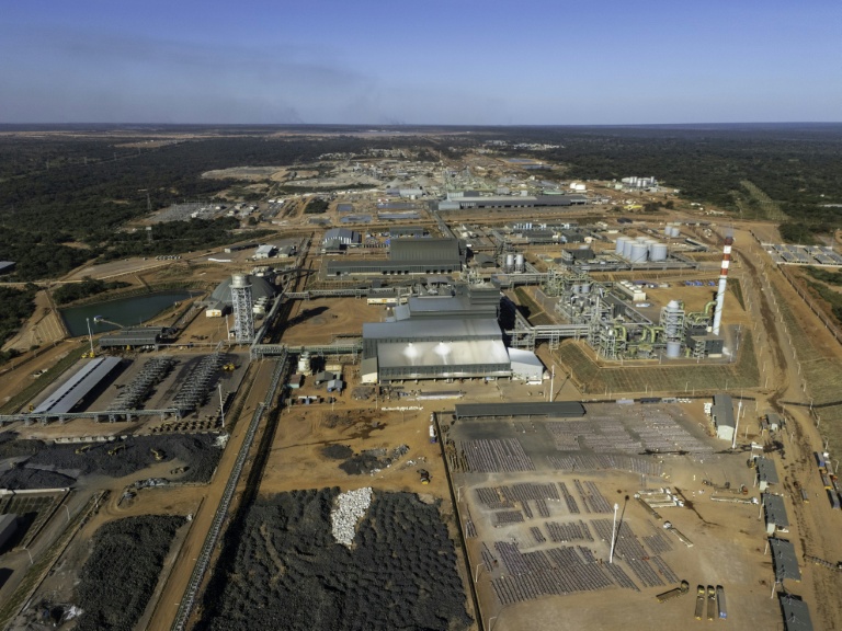 Vue aérienne du site minier de Kamoa Copper S.A. à Kolwezi dans le sud de la République démocratique du Congo (RDC) le 20 mai 2026  