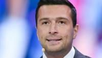 Le président du RN Jordan Bardella à Birmingham au Royaume-Uni le 4 septembre 2026