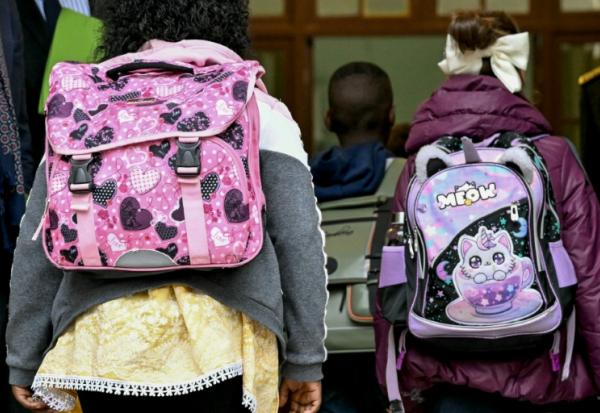 Rentrée 2025 à l'école élémentaire Vigée-Lebrun, à Paris, le 1er septembre 2025