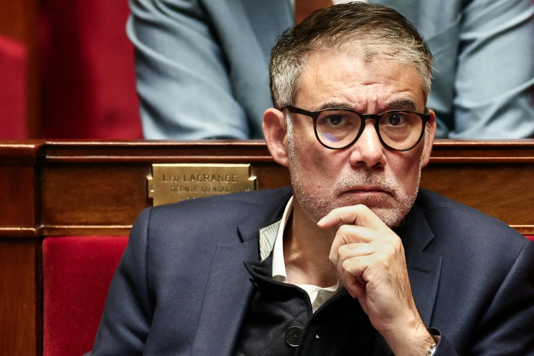 Le Premier secrétaire du PS Olivier Faure à l'Assemblée nationale, le 29 octobre 2025