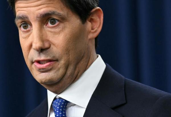 Le président de la Fed Kevin Warsh lors de la conférence de presse à Washington, le 16 septembre 2026.