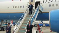 Le secrétaire d'Etat américain  Marco Rubio arrive à Istanbul, le 16 mai 2025