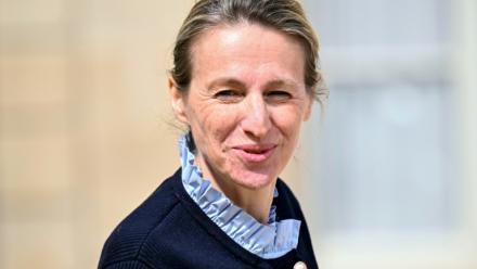 La ministre chargée du Travail et de l'Emploi Astrid Panosyan-Bouvet, le 7 mai 2025 à l'Elysée.