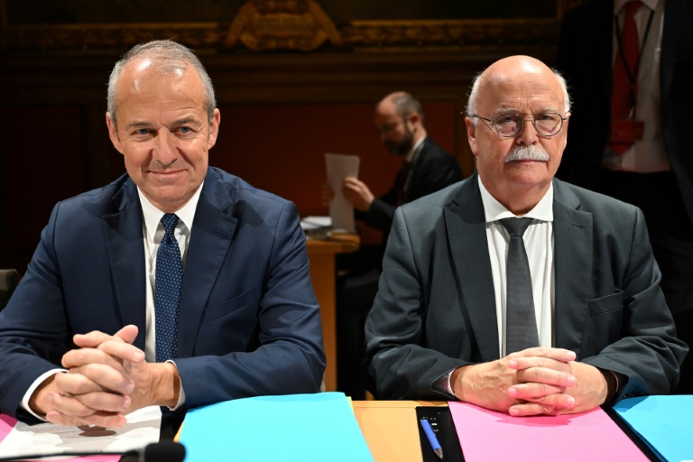  Jean-François Husson et Claude Raynal au Sénat le 7 novembre 2024