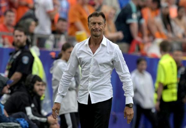 Le Français Hervé Renard lors de son passage éclair à la tête de la sélection tunisienne, pendant le Mondial, face aux Pays-Bas, le 25 juin 2026 à Kansas City