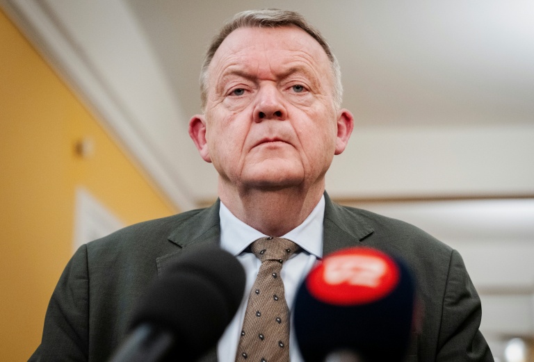Le ministre danois des Affaires étrangères, Lars Løkke Rasmussen, fait une déclaration à la presse à Copenhague, le 13 jjanvier 2026
