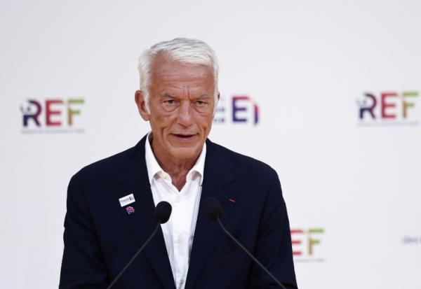 Le président du Medef Patrick Martin, à Paris, le 28 août 2025