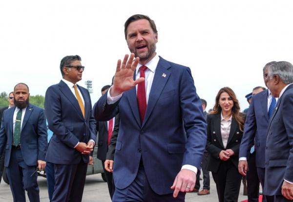 Le vice-président américain JD Vance à son arrivée à Islamabad, le 11 avril 2026
