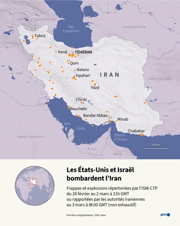 Les États-Unis et Israël bombardent l'Iran