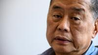 Le magnat des médias Jimmy Lai donne une interview à l'AFP, le 16 juin 2020 à Hong Kong