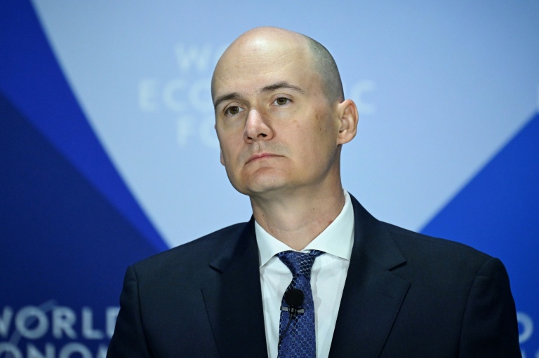 Mirek Dusek, directeur général du Forum économique mondial, le 23 juin 2026 à Dalian, en Chine