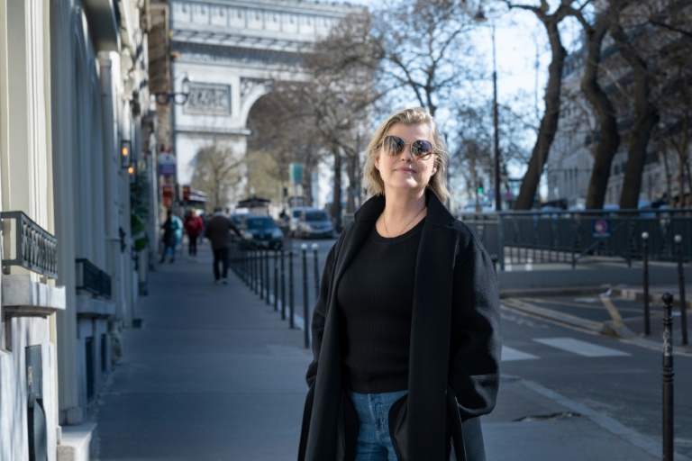 L'ancienne mannequin suédoise Ebba Karlsson, le 18 mars 2026 à Paris