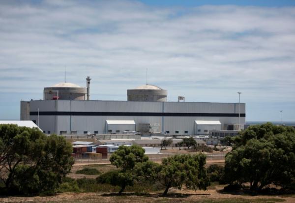 La centrale nucléaire de Koeberg, à environ 30 km au nord du Cap, en Afrique du Sud, le 6 février 2024