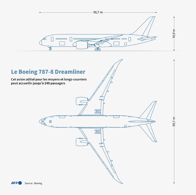 Le Boeing 787-8 Dreamliner
