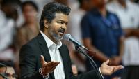 L'acteur indien C. Joseph Vijay investi chef de l'exécutif de l'Etat du Tamil Nadu (sud-est), le 10 mai 2026 à Chennai