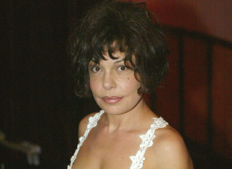 la comédienne Isabelle Mergault, le 15 septembre 2003 à Paris     