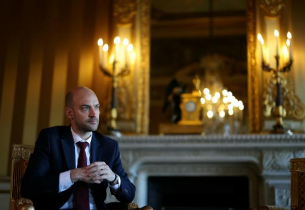 Le chef de la diplomatie française Jean-Noël Barrot lors d'un entretien avec l'AFP à Paris, le 24 mars 2026