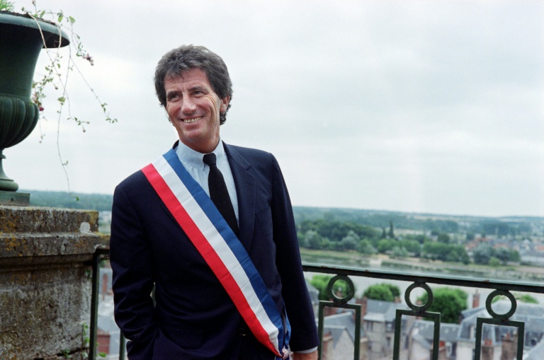 L'ex-ministre de la Culture Jack Lang, alors maire de Blois, le 1er juillet 1989 à Blois