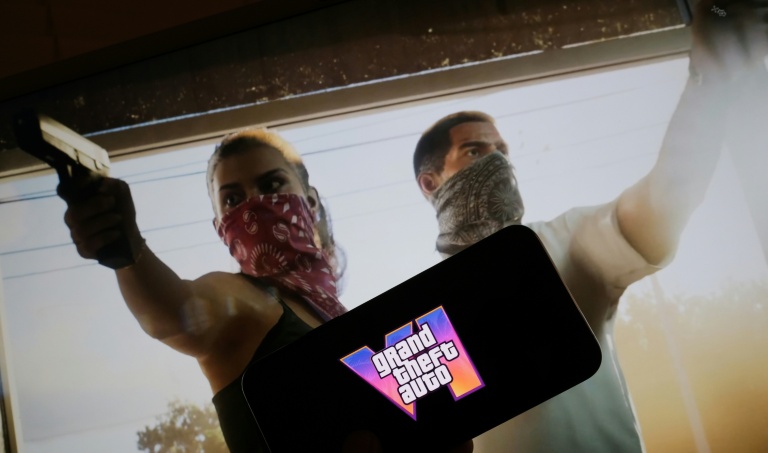 La bande-annonce de Grand Theft Auto VI, de Rockstar Games, diffusée à Los Angeles le 4 décembre 2023