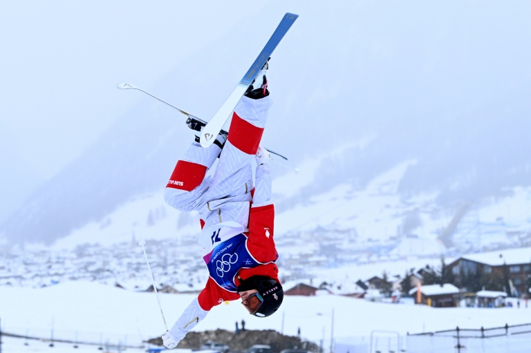 Perrine Laffont, le 10 février 2026 à Livigno  (Italie)