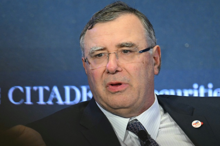 Patrick Pouyanné, le patron de TotalEnergies, à Washington le 13 avril 2026