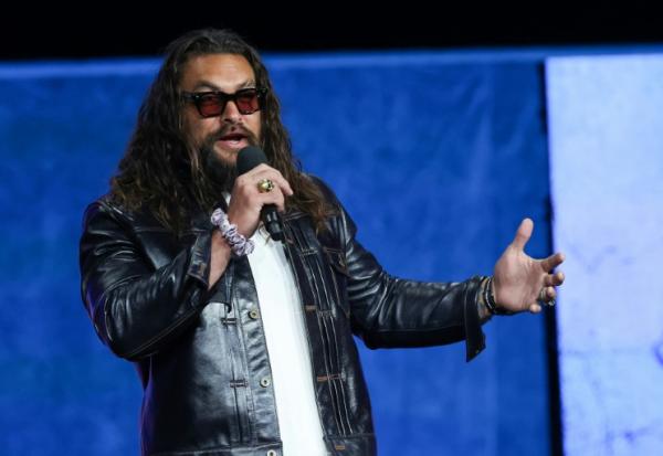 Jason Momoa fait la promotion du film "Supergirl" à Las Vegas le 14 avril 2026 