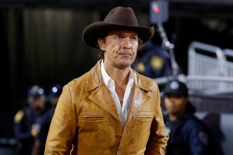 Matthew McConaughey à Athens (Géorgie) en novembre 2025
