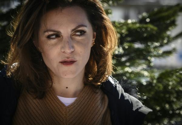 L'actrice française Anne-Elisabeth Blateau le 16 janvier 2019 au festival de cinéma de L'Alpe d'Huez, en Isère