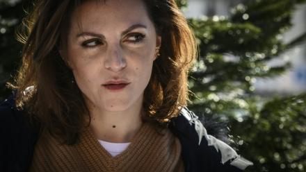 L'actrice française Anne-Elisabeth Blateau le 16 janvier 2019 au festival de cinéma de L'Alpe d'Huez, en Isère