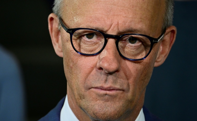Le chancelier allemand Friedrich Merz, le 8 octobre 2026 à Berlin.