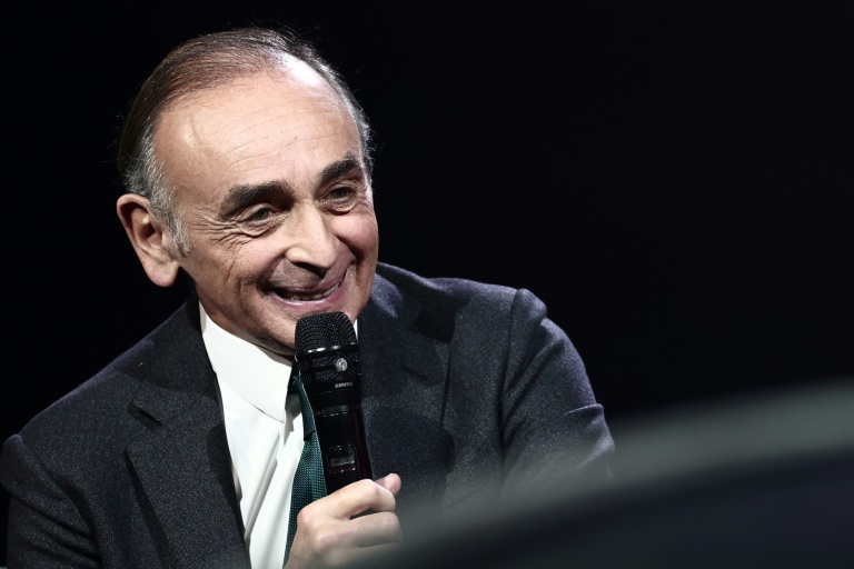 Le président de Reconquête, Eric Zemmour, à Paris le 25 novembre 2025