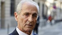 L'ancien maire de Toulon Hubert Falco, ici le 7 mars 2022 à Paris, n'avait pas assisté à l'audience en mai 2025 de son procès où il était poursuivi pour avoir insulté un journaliste 