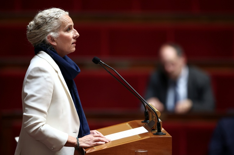 Delphine Batho lors d'un débat à l'Assemblée nationale, le 8 juillet 2025