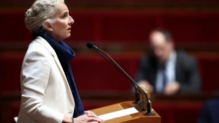 Delphine Batho lors d'un débat à l'Assemblée nationale, le 8 juillet 2025