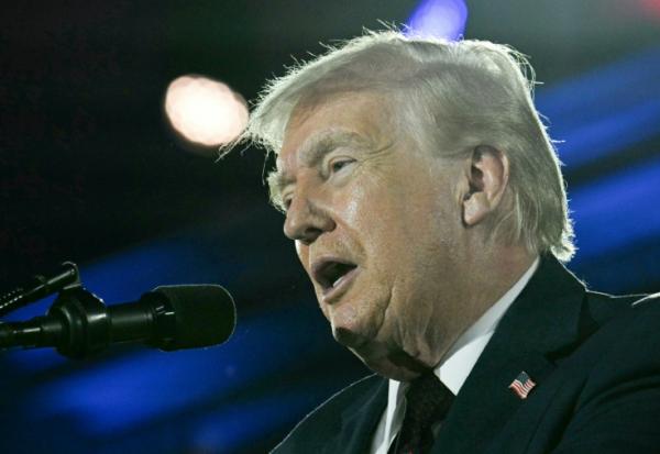 Le président américain lors d'un discours devant des élus républicains à Washington le 25 mars 2026