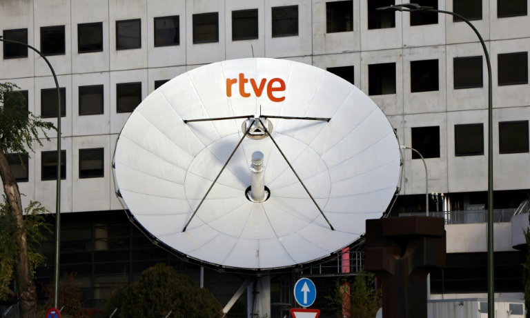 Le siège de la chaîne de télévision publique espagnole RTVE à Madrid, le 5 décembre 2025
