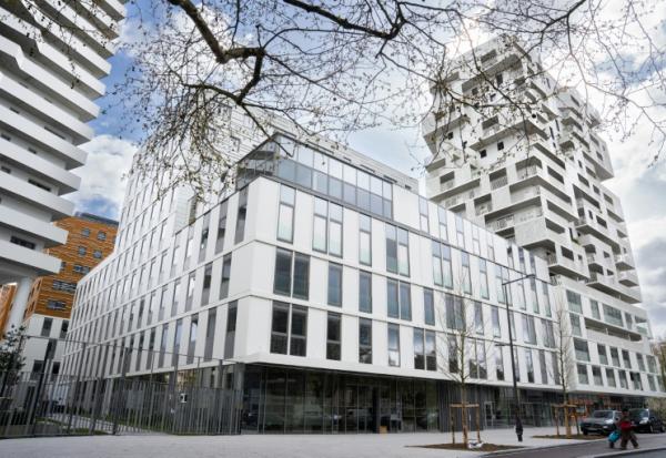 Image du bâtiment destiné à abriter l'Autorité douanière européenne à Lille, le 25 mars 2026 dans le Nord