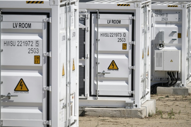 Un site de stockage de batteries près de Pyasachevo, en Bulgarie, le 18 septembre 2026