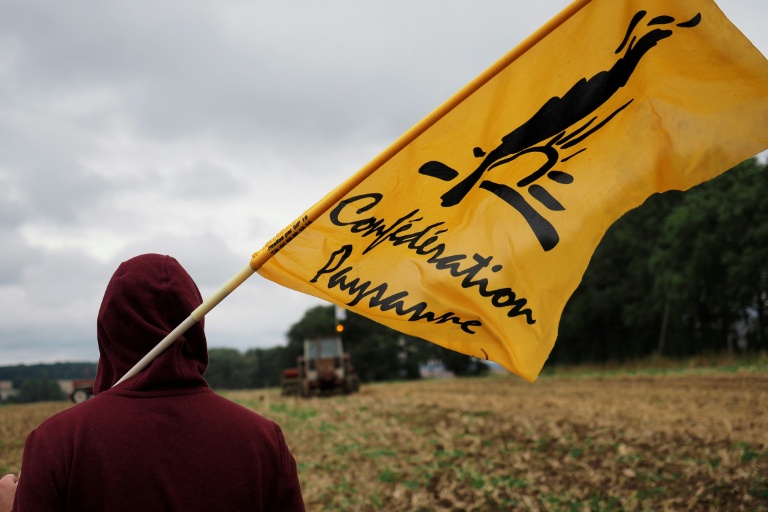 La Confédération paysanne, classé à gauche, a appelé les agriculteurs à faire 