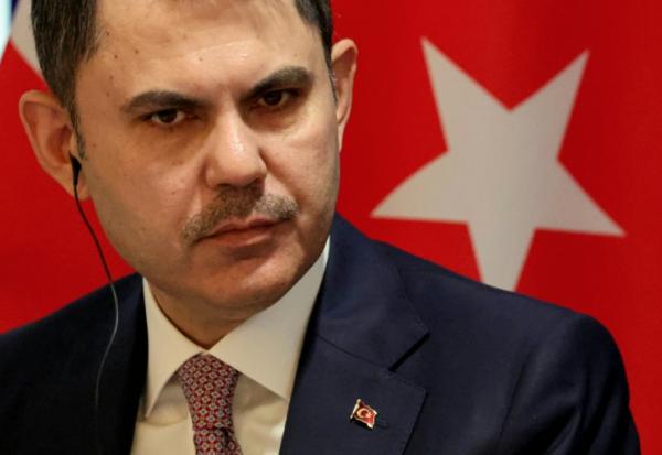 Le ministre turc de l'Energie et président de la COP31 Murat Kurum à Paris le 30 avril 2026