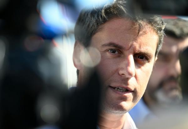 Le candidat de Renaissance à la présidentielle Gabriel Attal en déplacement à Magny, en Moselle, le 11 septembre 2026
