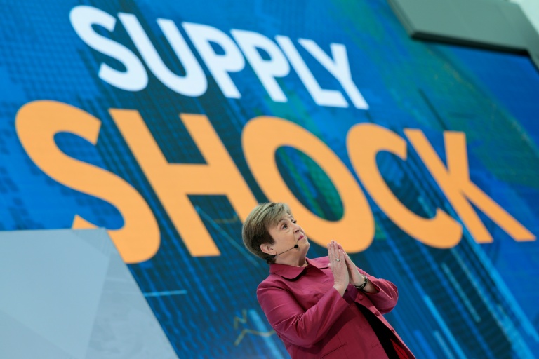 La directrice générale du FMI, Kristalina Georgieva, à Washington, le 9 avril 2026